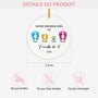 5401OFR3 ornement ceramique personnalise notre premier noel en famille avec pieds 5401o3zqi