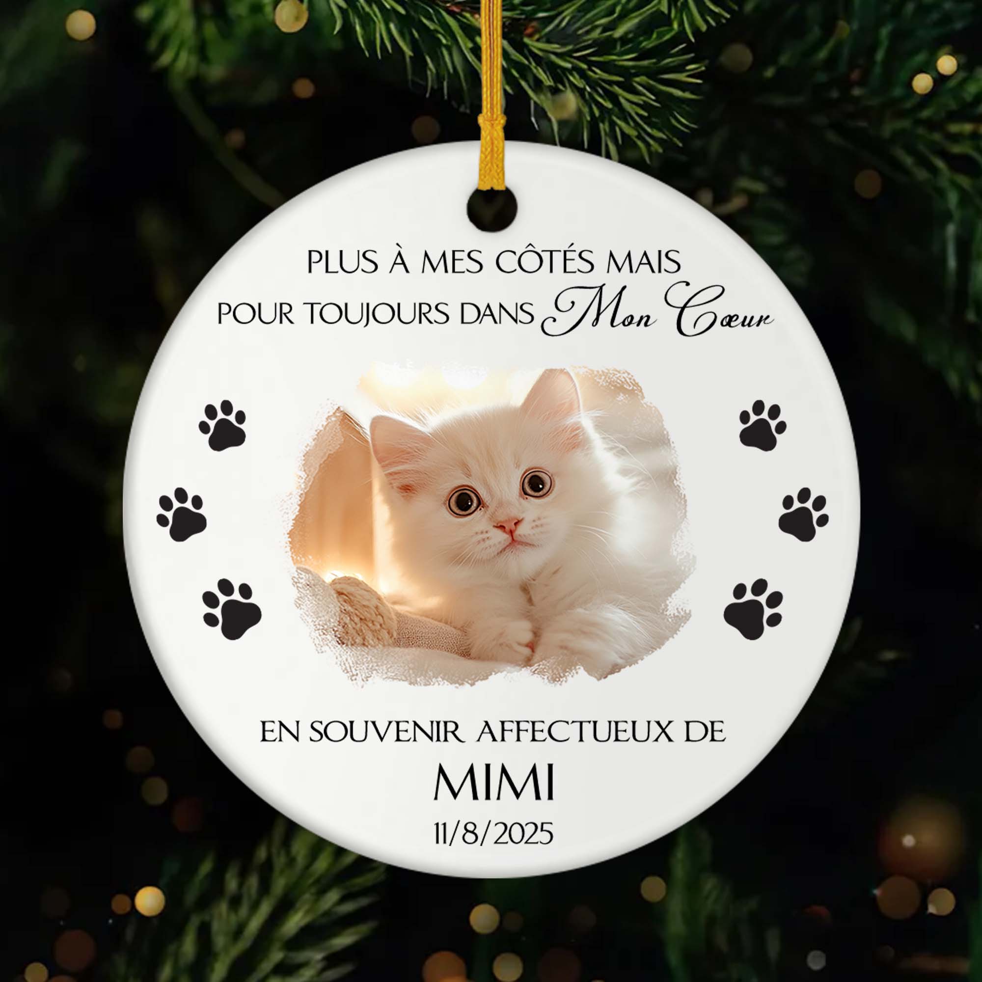 5408OFR1 ornement ceramique personnalise chat photo les anges parfois ont des pattes 5408okqcd_459f396f d704 4260 9d14 503bb4d8f026
