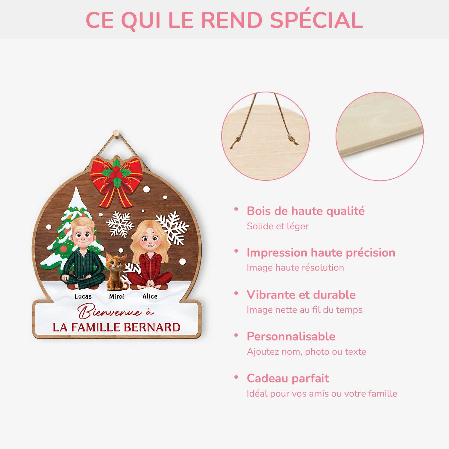 5409QFR4 plaque en bois personnalise couple avec chat bienvenue a notre famille 5409qkznd_e0b2f091 5a52 4573 91cd 9924e29d3b46