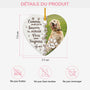 5410OFR3 ornement ceramique commemoratif chien personnalise si lamour avait pu te sauver 5410o3lac