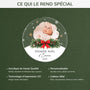 5413OFR4 ornement acrylique personnalise avec photo premier noel de bebe 5413okv0k