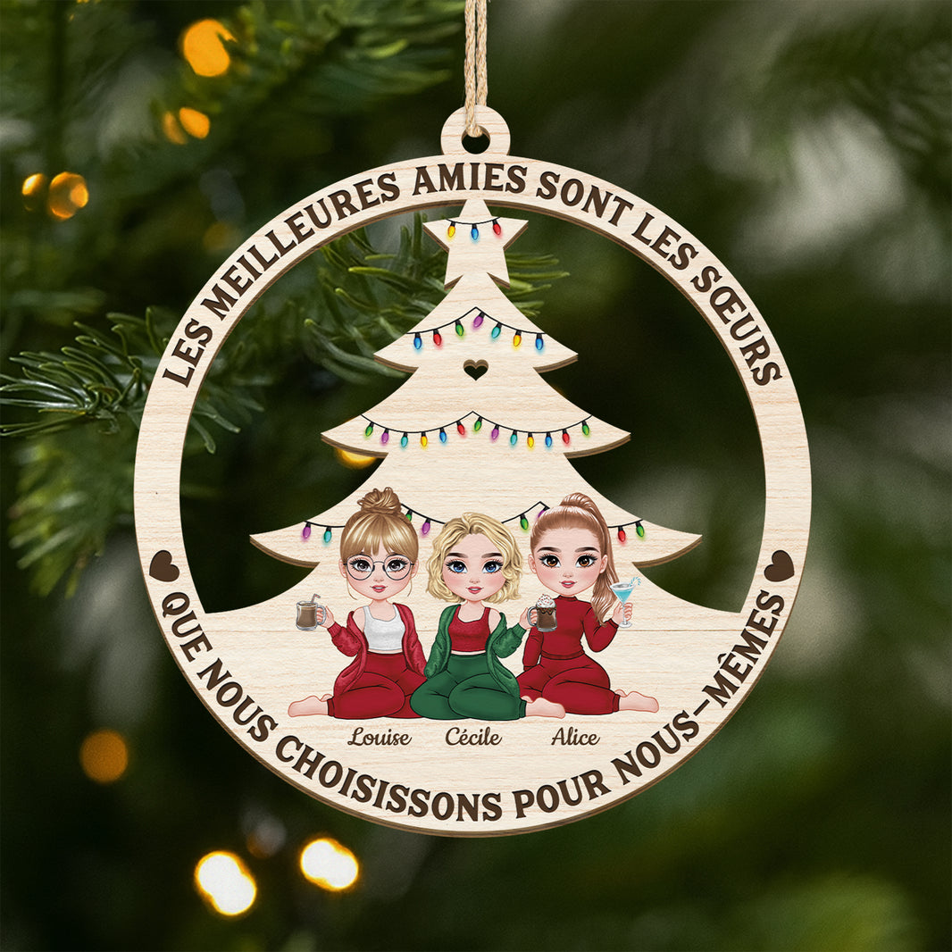 Bracelet Sœurs / Meilleures Amies Cœur - Lot De 2/3/4 Bracelets Réglables - Cadeau Émotionnel Anniversaire Noël