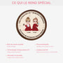 5422OFR4 ornement noel en bois a 2 couches personnalise une cousine est un morceau d_enfance 5422o6taf