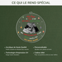 5428OFR4 ornement acrylique personnalise noel photo cher papa de bebe 5428oku5b