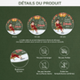 5429OFR3 ornement acrylique personnalise mon premier noel a la retraite 5429okt0a