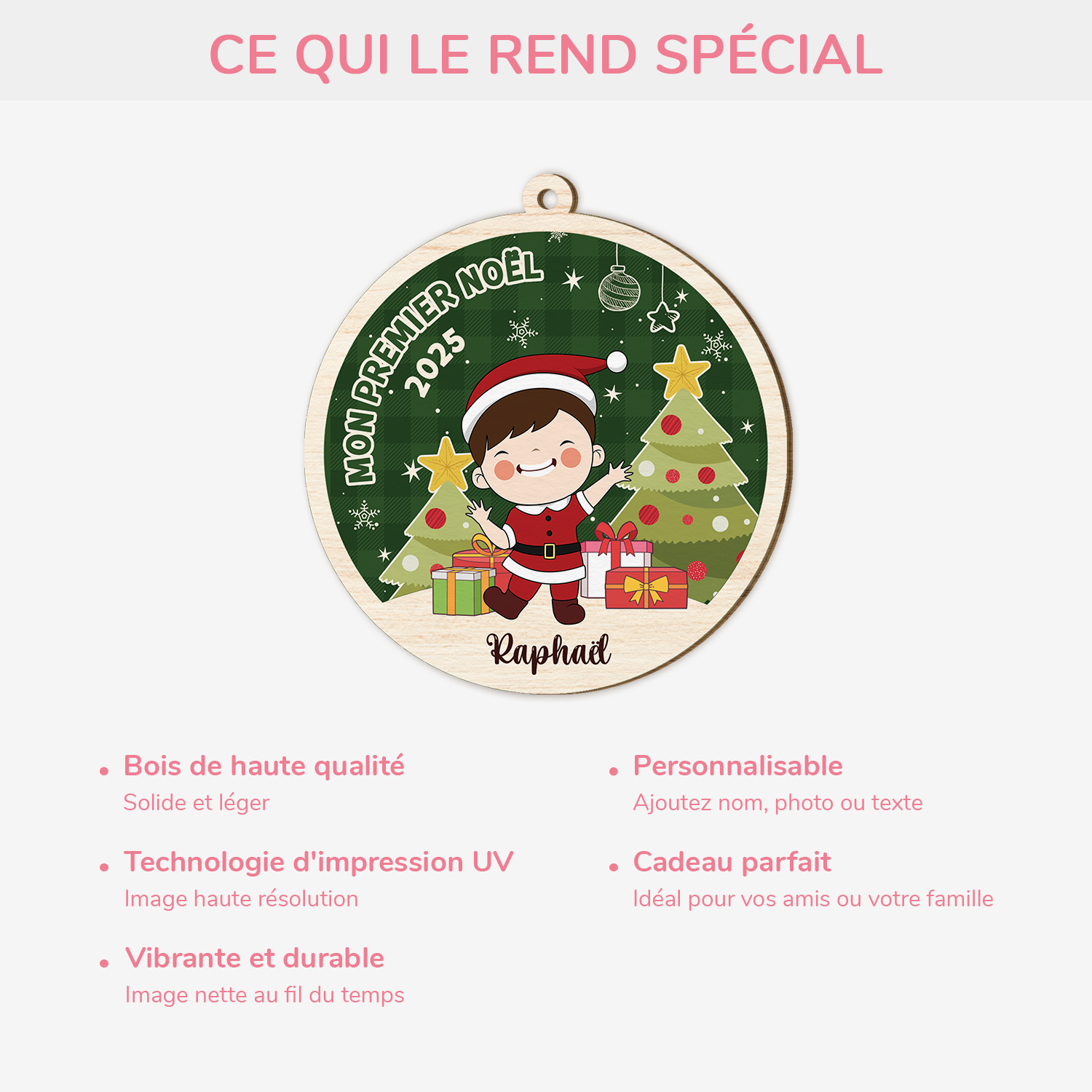 5430OFR4 ornement noel en bois a 1 couche personnalise mon premier noel enfant 5430o3kqk_1483a924 d7d0 4ae2 b846 52c53061a543