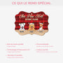 5434OFR4 ornement en bois a 1 couche personnlaise chien cher pere noel definis vilain 5434otlac