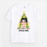 5436AFR1 t shirt personnalise pour enfant joyeux noel 5436akzmk