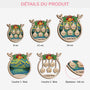 5440OFR3 ornement en bois a 2 couches personnalise notre famille noel 5440o8zqi