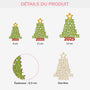 5448OFR3 ornement noel famille sapin en bois a 1 couche personnalise 5448o6qmf