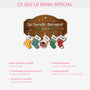 5454OFR4 ornement en bois a 1 couche personnalise notre famille noel chaussettes patte 5454otqci