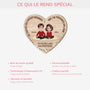 5456OFR4 ornement en bois a 1 couche personnalise noel pour couple photo tu es de loin ma preferee 5456okumg