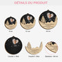 5463OFR3 ornement en bois a 3 couches personnalise commemoratif avec photo le ciel devient different 5463otqca
