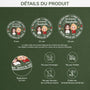 5464OFR3 ornement noel en acrylique personnalise notre amitie est infinie 5464okv0f