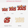 5465OFR3 ornement en bois a 1 couche personnalise famille bonnet famille 5465otqti