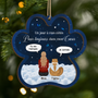 5471OFR1 ornement en bois a 2 couches chat commemoratif personnalise bonjour prefere adieu le plus difficile 5471o3ymd