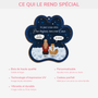 5471OFR4 ornement en bois a 2 couches chat commemoratif personnalise bonjour prefere adieu le plus difficile 5471o3ymd
