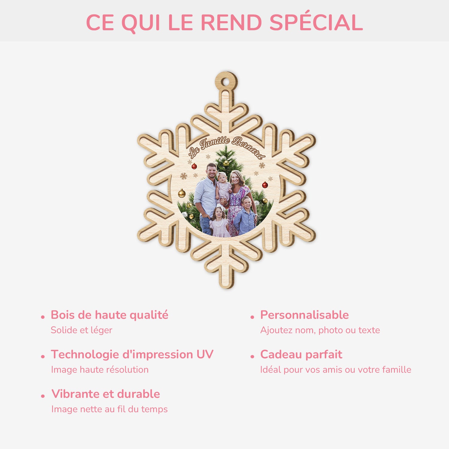 5479OFR4 ornement noel en bois a 1 couche personnalise famille notre famille neige 5479okqqi_ba7335a0 834c 45f8 a0fe c7f2366ed6c8