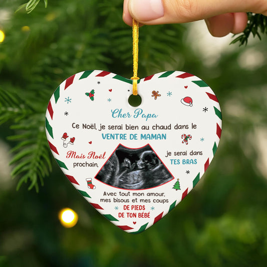 5480OFR2 ornement noel ceramique personnalise bebe chers maman et papa 5480okvaa