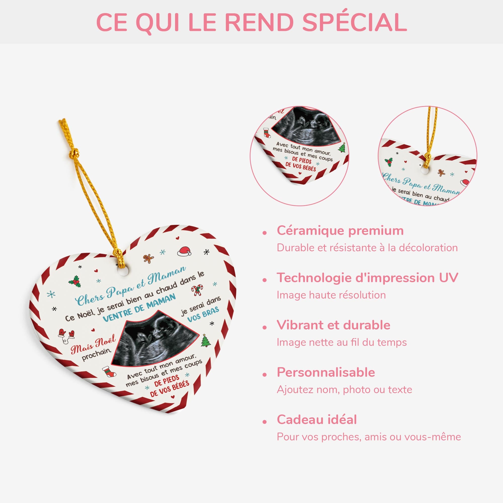 5480OFR4 ornement noel ceramique personnalise bebe chers maman et papa 5480okvaa