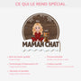 5483OFR4 ornement noel en bois a 1 couche personnalise maman chat 5483okhad