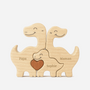 5487QFR1 puzzle en bois personnalise avec prenoms famille dinosaures 5487q_f499fc33 51a5 4a14 98ca 785cbfa85736