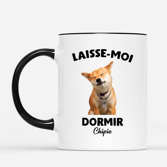 5490MFR2 mug personnalise drole avec photo laisse moi dormir 5490m