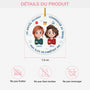 5501OFR3 ornement noel ceramique personnalise collegue les amities peuvent commencer au travail 5501o8vzo