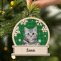 5510OFR2 ornement noel en bois a 2 couches personnalise mon petit chat noel version 3d 5510okzad