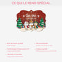 5511OFR4 ornement noel en bois a 2 couches personnalise la vie est meilleure avec un chat 5511otlmd