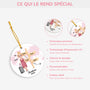 5515OFR4 ornement noel ceramique personnalise voyage femme mes aventures 5515okvnr