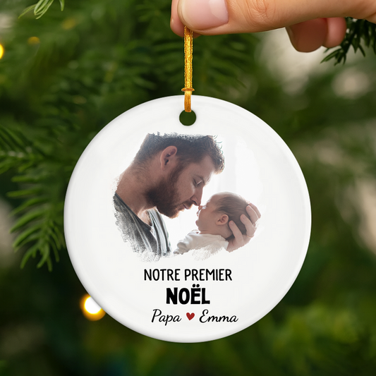5519OFR2 ornement noel ceramique personnalise premier noel avec maman 5519okv5a_ef18fd69 7ed5 4734 8e9c 913201c859cc