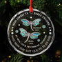 5520OFR1 ornement en verre commemoratif personnalise avec libellule mon esprit continue de te parler 5520o8tzb