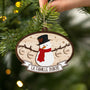 5521OFR2 ornement noel en bois a 2 couches personnalise famille notre bonhomme de neige 5521ottqi
