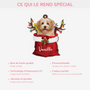 5522OFR4 ornement noel en bois a 1 couche personnalise chien meilleur cadeau de noel chien 5522o8lac