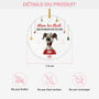5526OFR3 ornement noel ceramique personnalise chien chien premier noel dans ma maison 5526o8unc