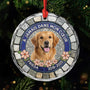 5530OFR1 ornement en verre chien commemoratif personnalise mon fidele compagnon 5530o3uzc