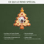 5531OFR4 ornement noel en acrylique personnalise biscuit sapin chien 5531o3lac