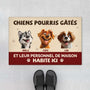 5536DFR1 paillasson personnalise chien chien gate pourri 5536dtqac