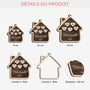 5543OFR3 ornement en bois a 2 couches personnalise famille notre maison de famille 5543o8lti