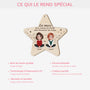 5546OFR4 ornement en bois a 1 couche personnalise en forme de etoile soeurs comme les etoiles 5546o8vza