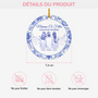 5551OFR3 ornement ceramique personnalise maman et fille liees pour toujours 5551o5z5a