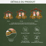 5562OFR3 ornement noel en acrylique personnalise femme amie comme bonne brassiere 5562o5vmf