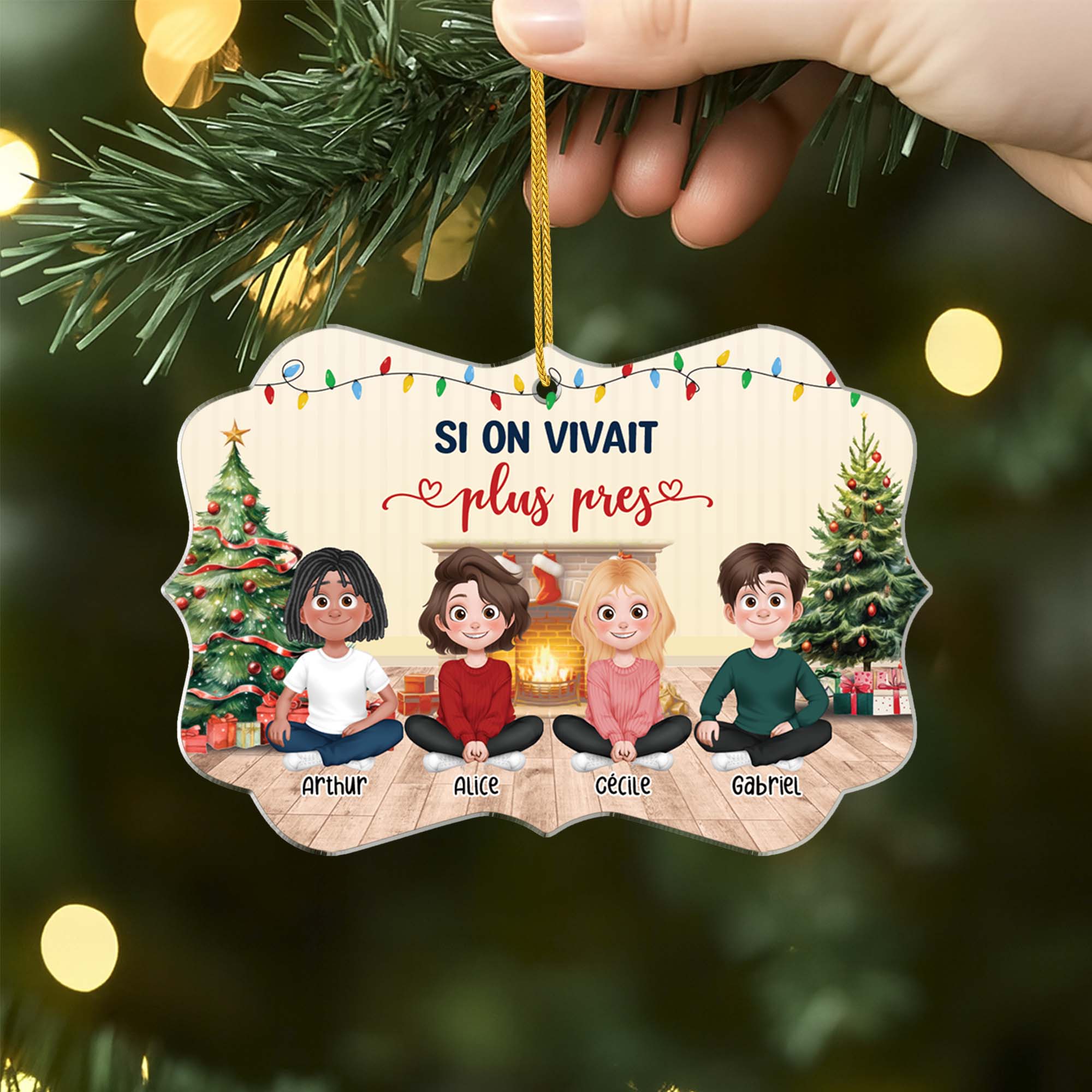 5563OFR2 ornement noel en acrylique personnalise amitie est le plus cadeau 5563o3yaf