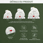 5566OFR3 ornement en acrylique personnalise pour famille famille ours 5566o