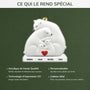 5566OFR4 ornement en acrylique personnalise pour famille famille ours 5566o