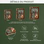 5569OFR3 ornement en acrylique commemoratif personnalise pour homme photo je suis toujours avec toi 5569o3hqb
