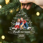 5572OFR2 ornement noel en acrylique personnalise avec photo sapin de notre histoire famille 5572o6zmi