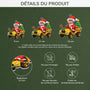 5574OFR3 ornement noel en acrylique personnalise avec photo petit cadeau noel de enfant 5574o6mmk