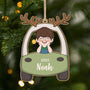 5576OFR1 ornement noel en bois a 1 couche personnalise la voiture de bebe 5576o6tak